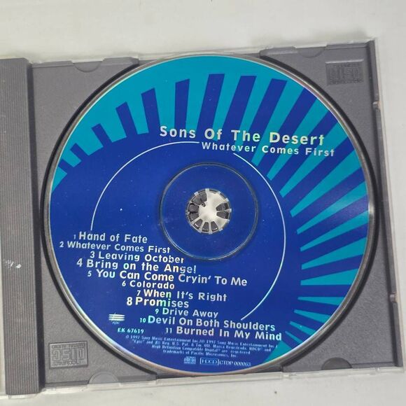 Sons of the Desert Whatever Comes First CD Country Album - Picture 3 of 4